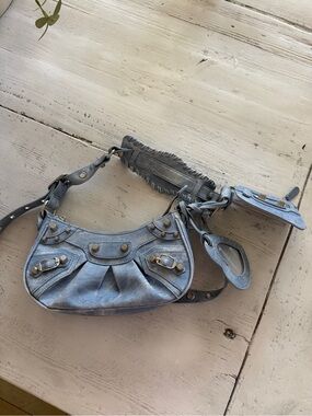 Light Blue Women's Shoulder Bag - Brand Unspecified